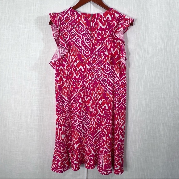 Tommy Hilfiger Ruffle Hem Mini Shift Dress Size 10 - Picture 11 of 16